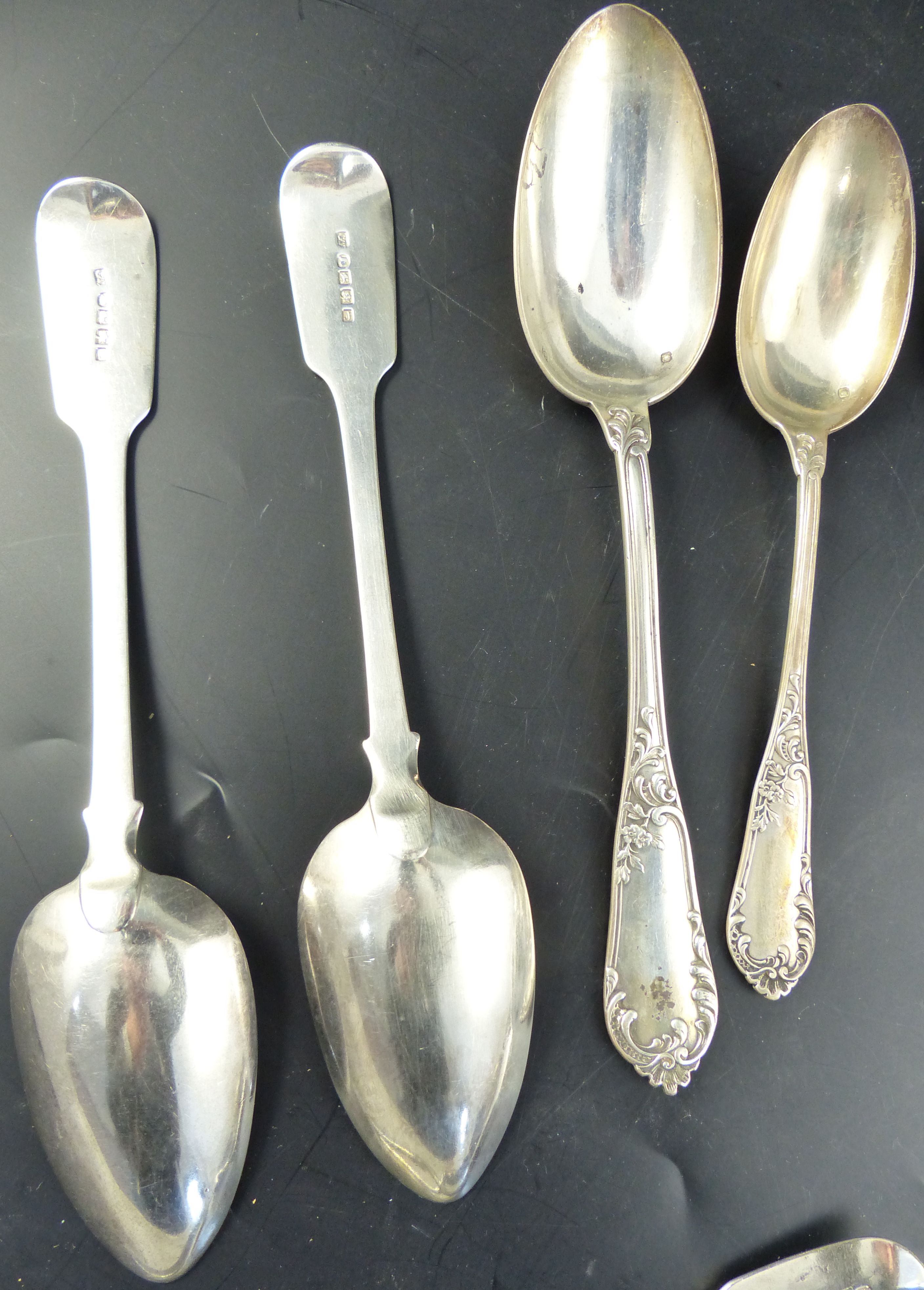 A small collection flatware